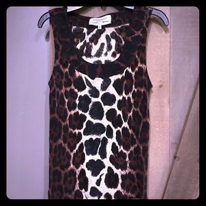 Yves Saint Laurent leopard vintage top.